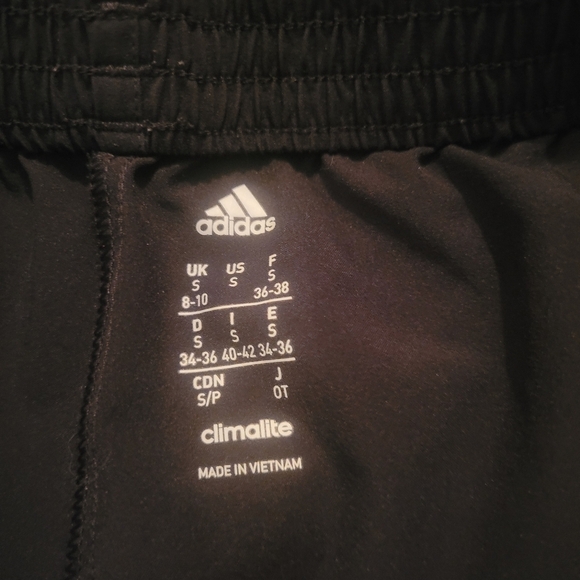 Adidas Black and White Athletic Shorts S - Picture 2 of 4